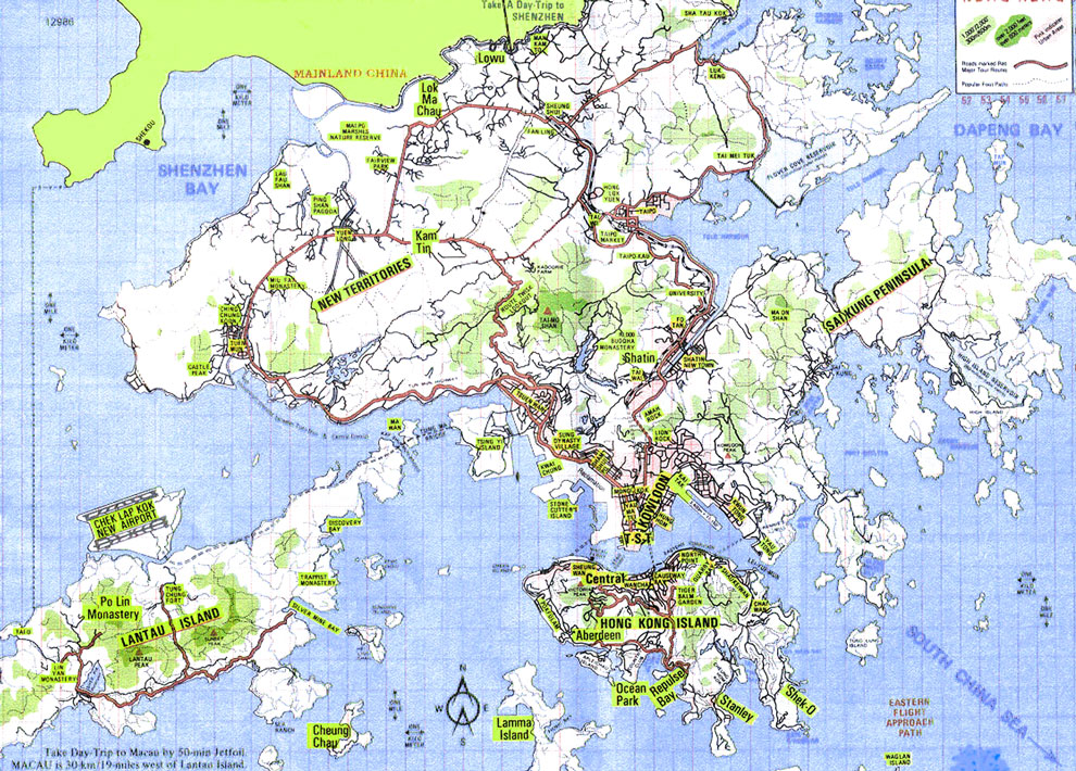 HOng Kong Map
