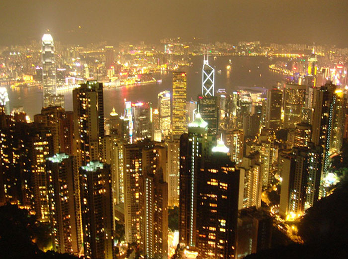 Night of Hongkong Photo